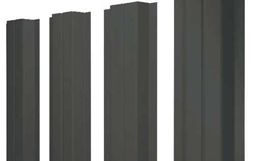 Штакетник Grand Line П-образный В с покрытием Полиэстер 0,4 мм RAL 7016