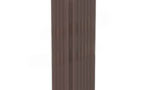 Водосточная труба Foramina Прямоугольная 76х102 мм 3 м RAL 8017