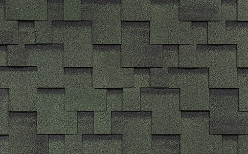 Гибкая черепица Shinglas Финская Аккорд Зеленый