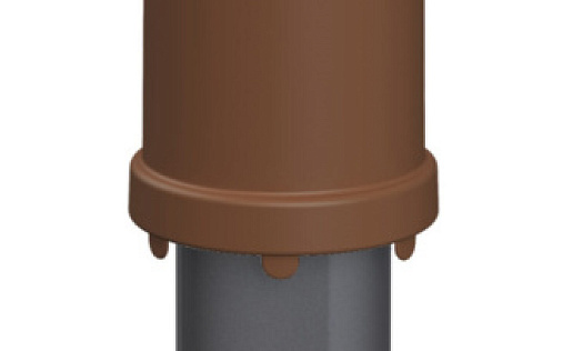 Вентиляционный выход Vilpe Flow 110C/ИЗ/400 Коричневый