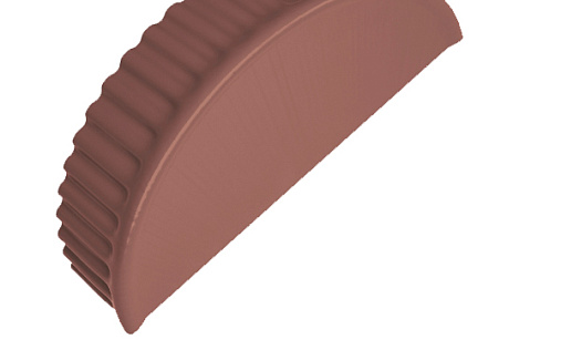 Малая торцевая заглушка Grand Line с покрытием Полиэстер 0,45 мм RAL 3009