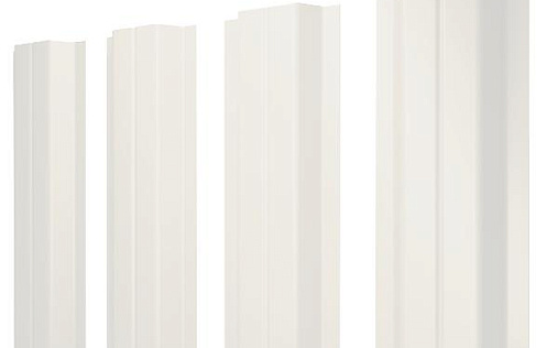 Штакетник Grand Line П-образный В с покрытием Полиэстер 0,4 мм RAL 9003