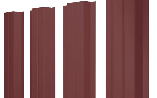 Штакетник Grand Line П-образный В с покрытием Полиэстер 0,45 мм RAL 3005