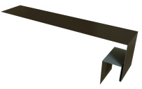 Планка околооконная сложная (Блок-хаус, Экобрус) 200x50x25 Grand Line с покрытием Drap 0,45 мм RR 32