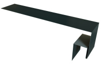 Планка околооконная сложная (Блок-хаус, Экобрус) 200x50x25 Grand Line с покрытием Satin 0,5 мм RAL 7016