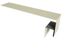 Планка околооконная сложная (Блок-хаус, Экобрус) 200x50x25 Grand Line с покрытием Satin 0,5 мм RAL 1015